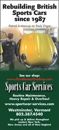 Sports Car Services ad